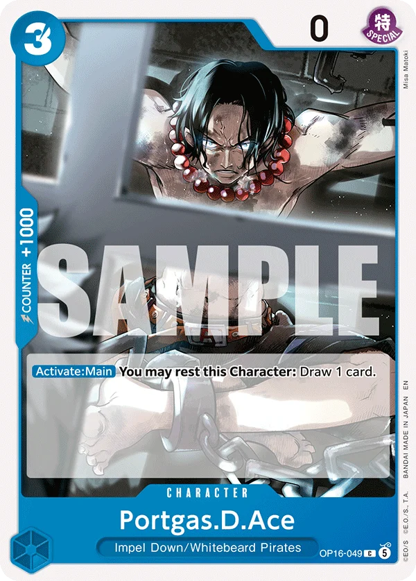 Portgas.D.Ace, The Time of Battle Release Event Cards OP16-049