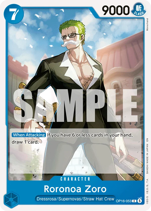 Roronoa Zoro, The Time of Battle Release Event Cards OP16-053