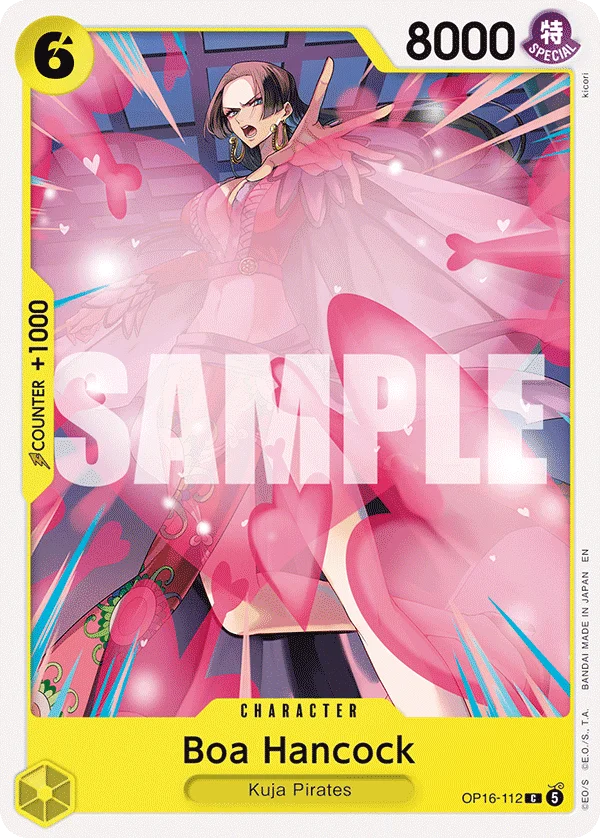 Boa Hancock, The Time of Battle Release Event Cards OP16-112
