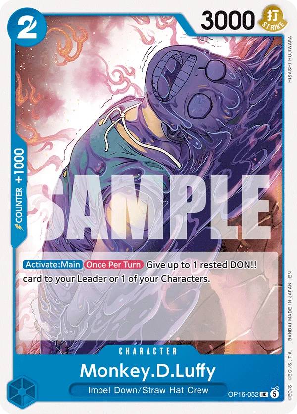 Monkey.D.Luffy, The Time of Battle Release Event Cards OP16-052