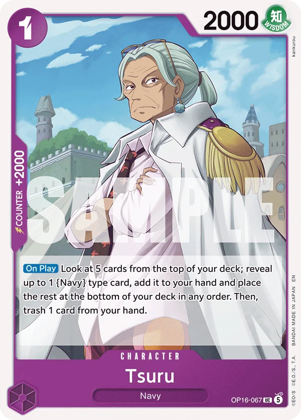 Tsuru, The Time of Battle Release Event Cards OP16-067
