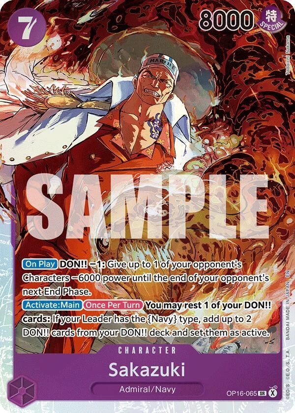 Sakazuki, The Time of Battle OP16-065