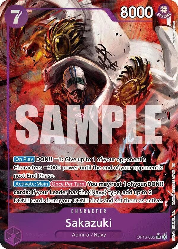 Sakazuki, The Time of Battle OP16-065