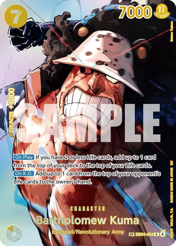 Bartholomew Kuma, The Time of Battle EB04-054
