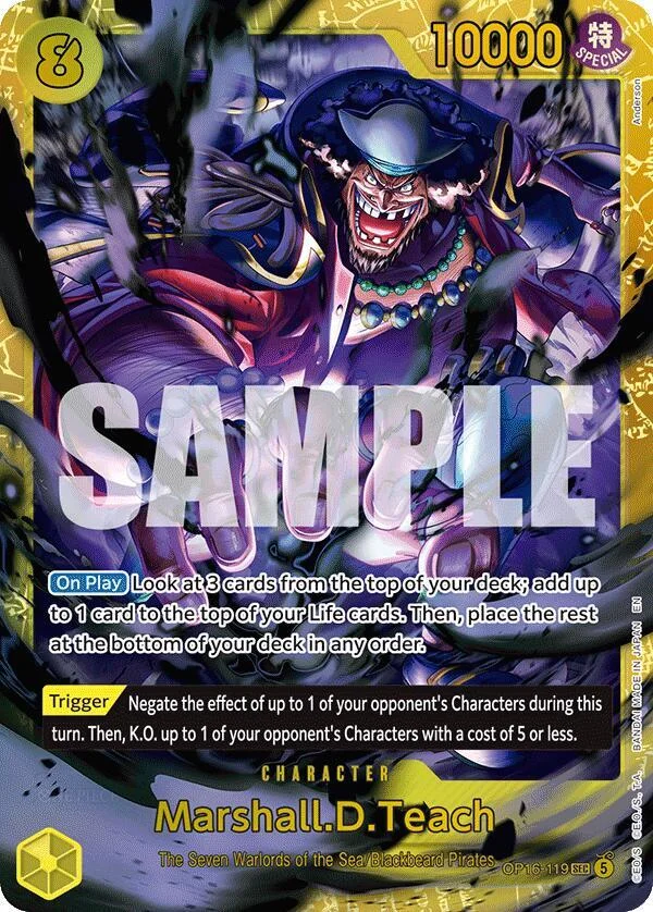 Marshall.D.Teach, The Time of Battle OP16-119