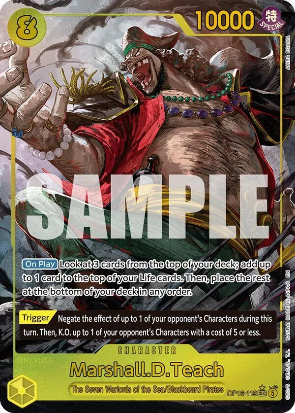 Marshall.D.Teach, The Time of Battle OP16-119