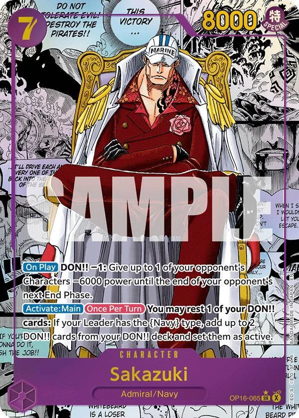 Sakazuki, The Time of Battle OP16-065