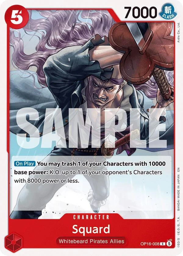 Squard, The Time of Battle OP16-008