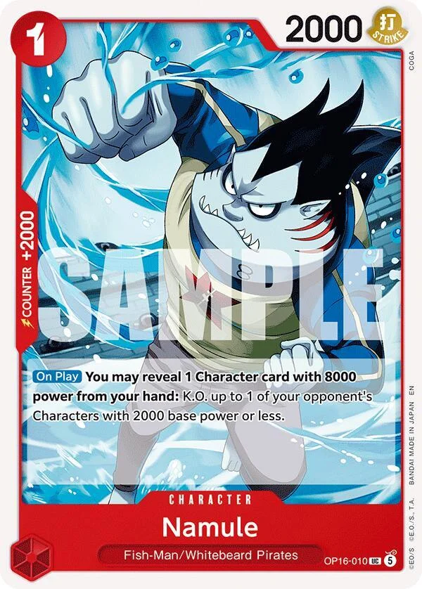 Namule, The Time of Battle OP16-010