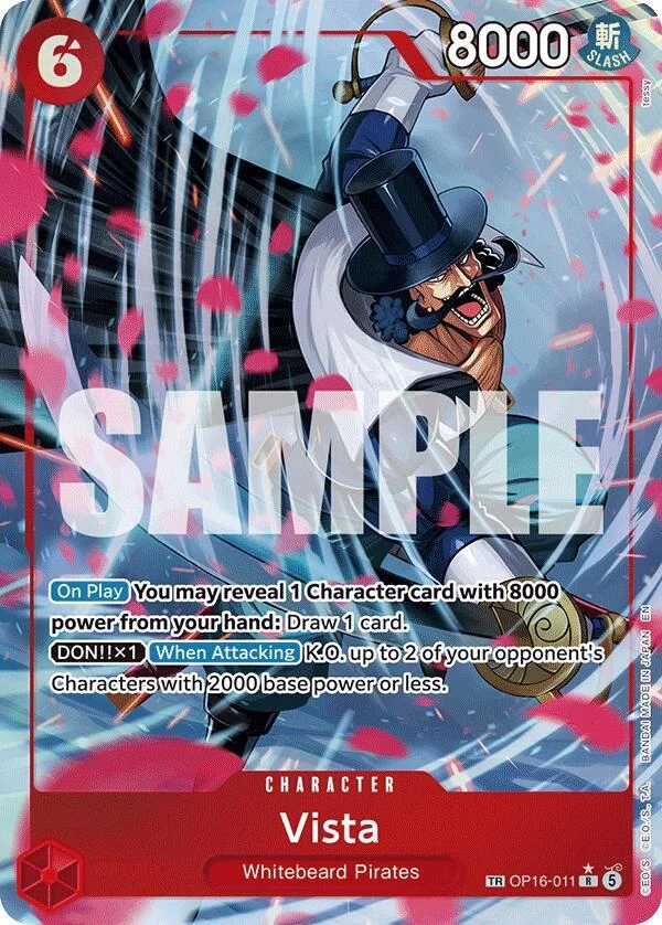 Vista, The Time of Battle OP16-011