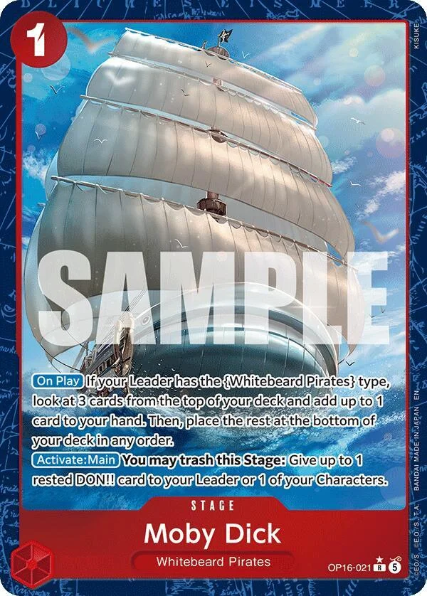 Moby Dick, The Time of Battle OP16-021
