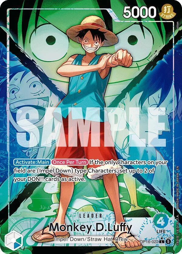 Monkey.D.Luffy, The Time of Battle OP16-022