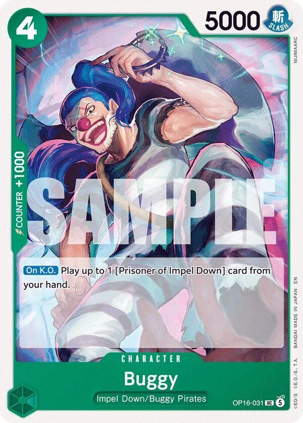 Buggy, The Time of Battle OP16-031