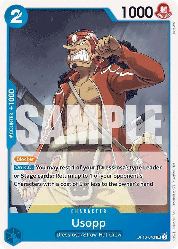 Usopp, The Time of Battle OP16-043