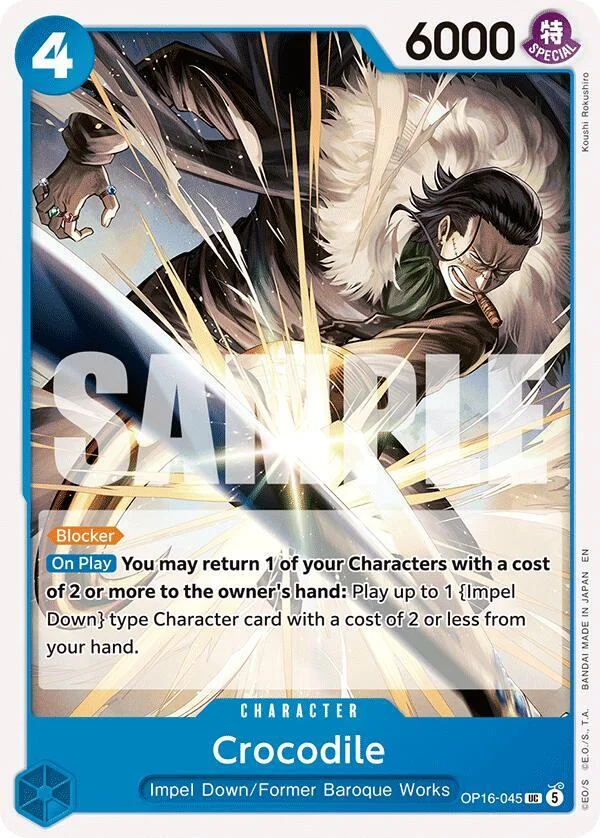 Crocodile, The Time of Battle OP16-045