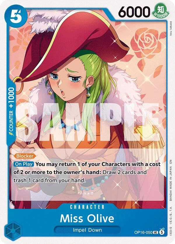 Miss Olive, The Time of Battle OP16-050