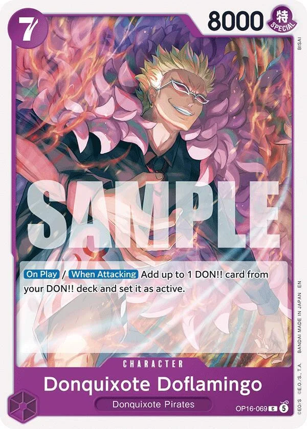 Donquixote Doflamingo, The Time of Battle OP16-069