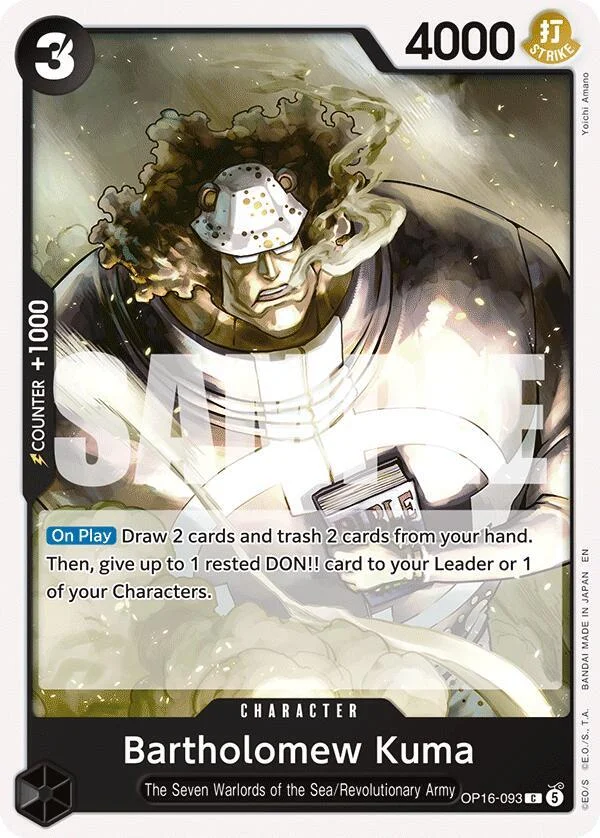 Bartholomew Kuma, The Time of Battle OP16-093