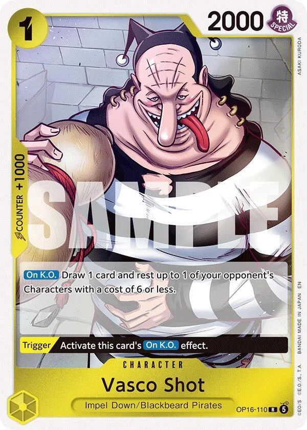 Vasco Shot, The Time of Battle OP16-110