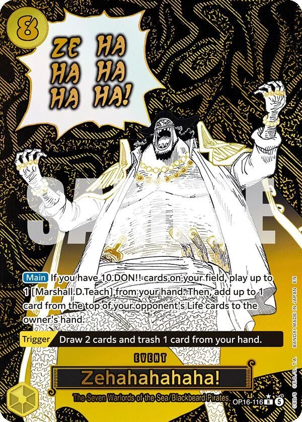 Zehahahahaha!, The Time of Battle OP16-116