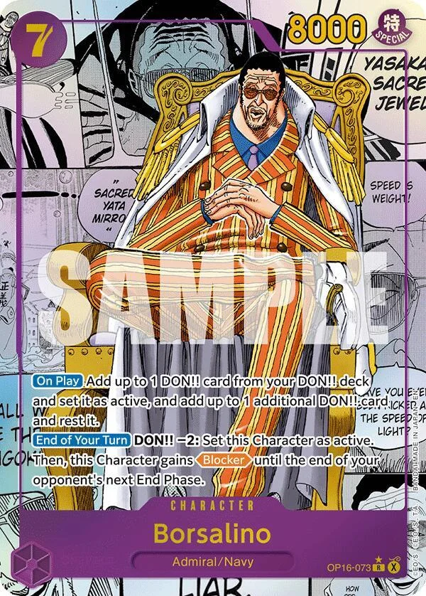 Borsalino, The Time of Battle OP16-073