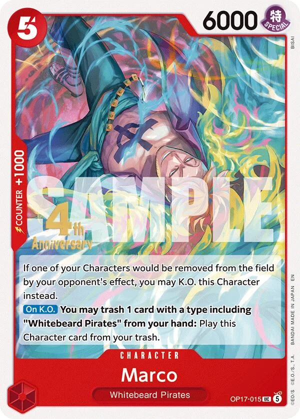 Marco, The World's Strongest Warriors Release Event Cards OP17-015