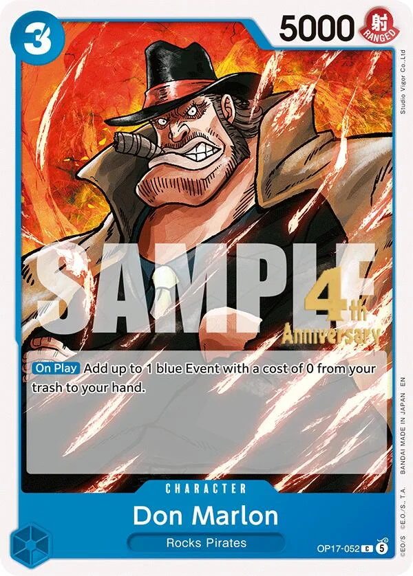 Don Marlon, The World's Strongest Warriors Release Event Cards OP17-052
