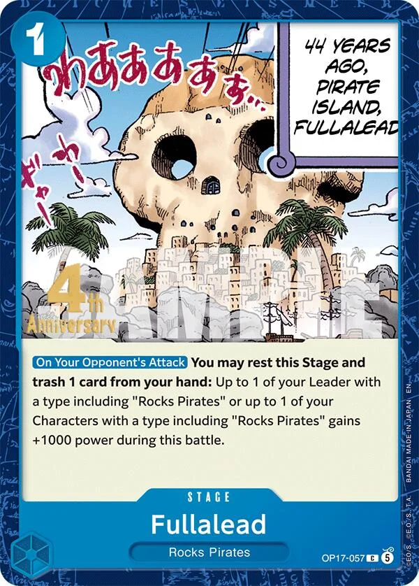 Fullalead, The World's Strongest Warriors Release Event Cards OP17-057