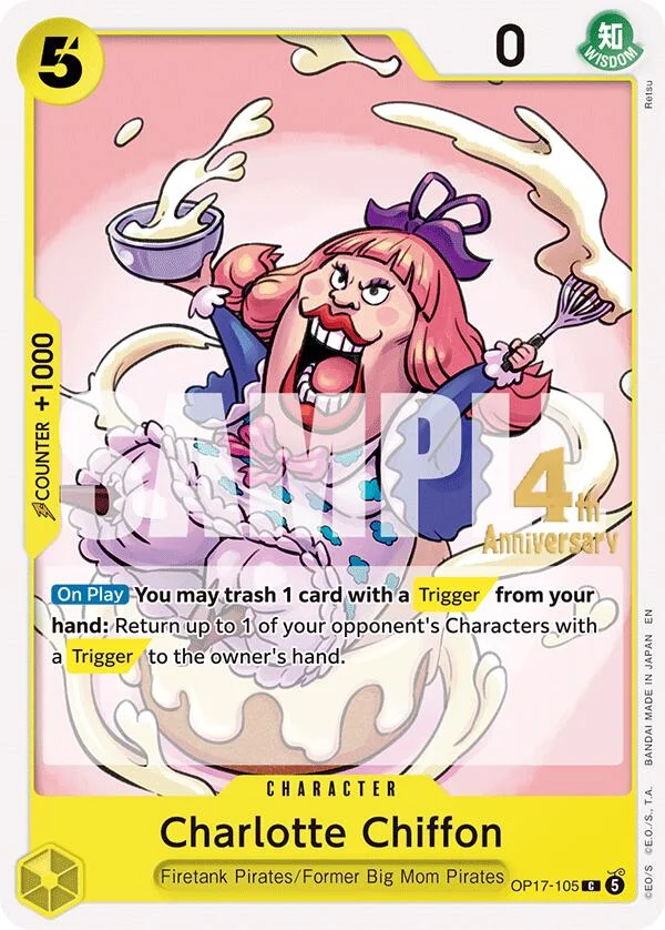 Charlotte Chiffon, The World's Strongest Warriors Release Event Cards OP17-105