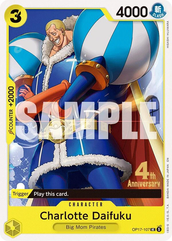 Charlotte Daifuku, The World's Strongest Warriors Release Event Cards OP17-107
