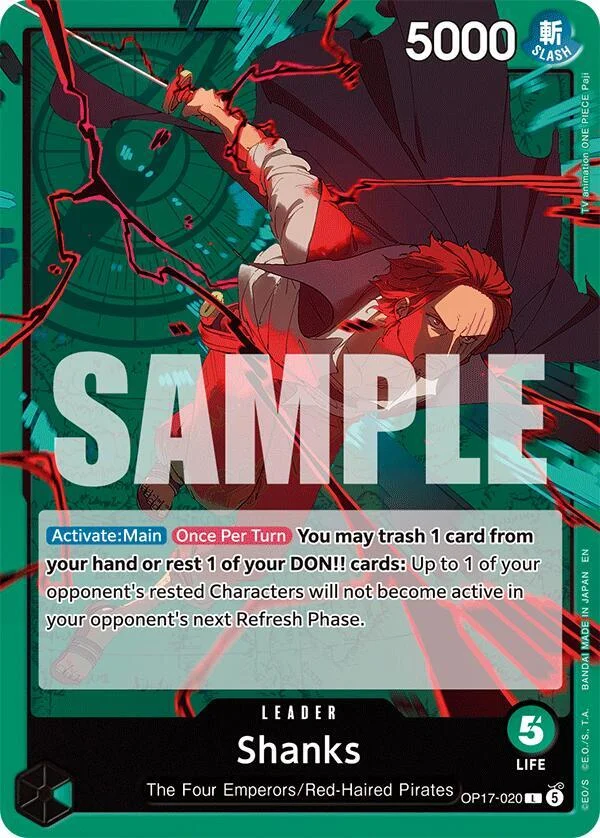 Shanks, The World's Strongest Warriors OP17-020