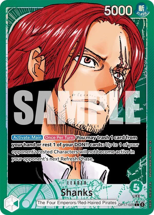 Shanks, The World's Strongest Warriors OP17-020