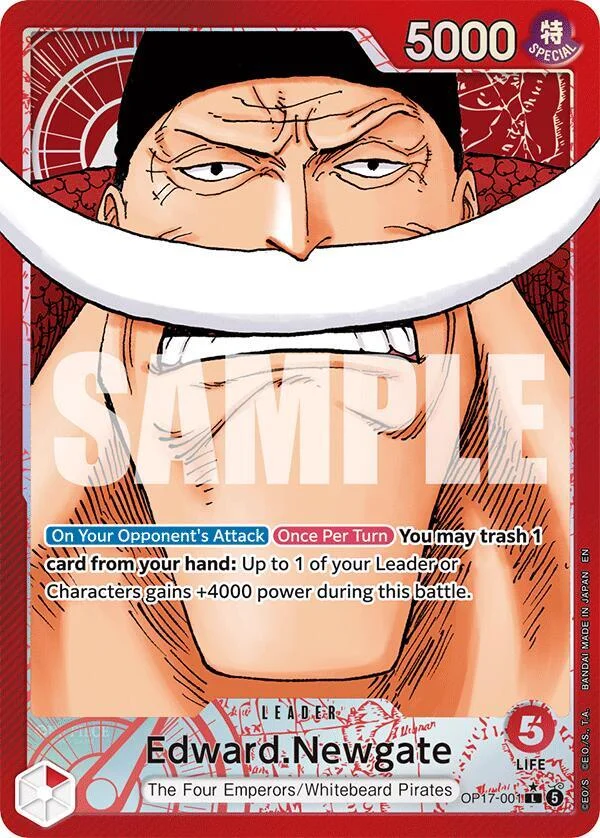 Edward.Newgate, The World's Strongest Warriors OP17-001
