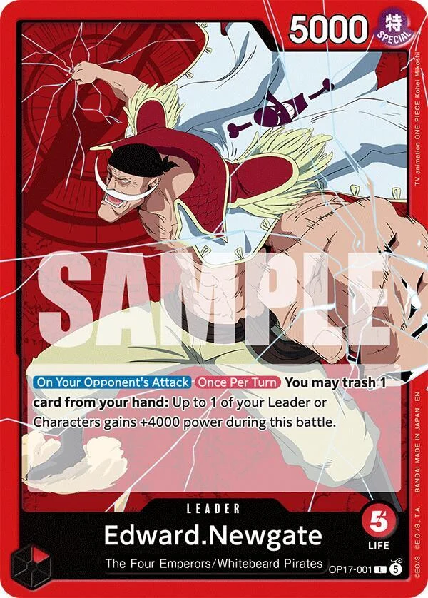 Edward.Newgate, The World's Strongest Warriors OP17-001