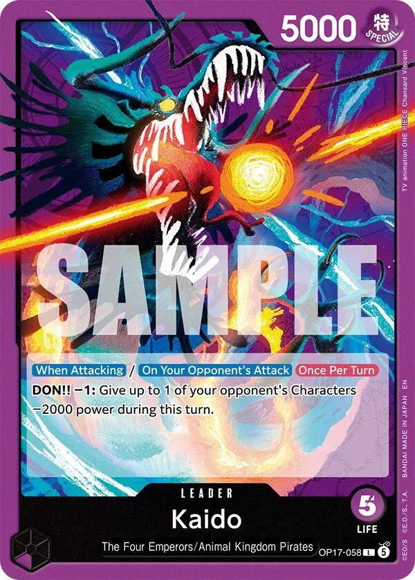 Kaido, The World's Strongest Warriors OP17-058