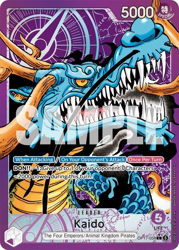 Kaido, The World's Strongest Warriors OP17-058