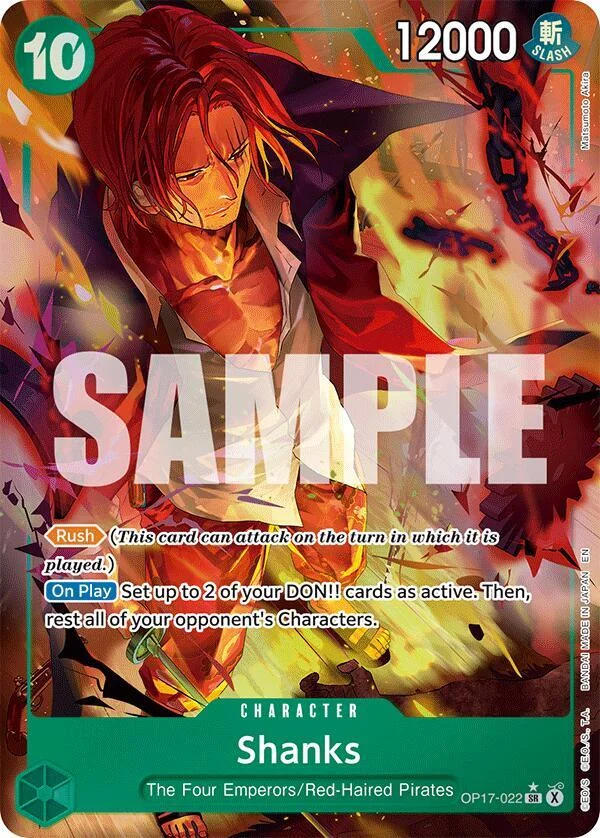 Shanks, The World's Strongest Warriors OP17-022