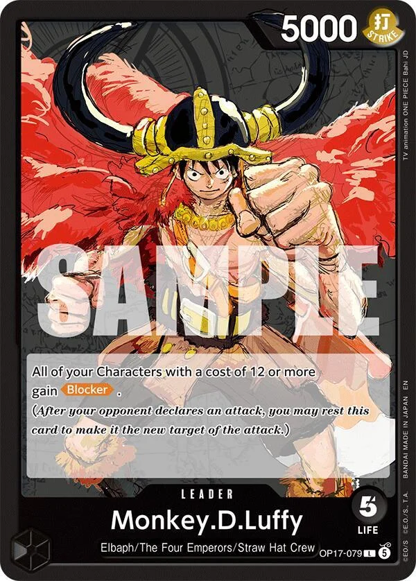 Monkey.D.Luffy, The World's Strongest Warriors OP17-079