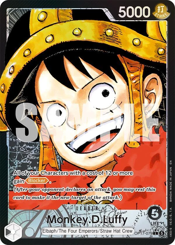 Monkey.D.Luffy, The World's Strongest Warriors OP17-079