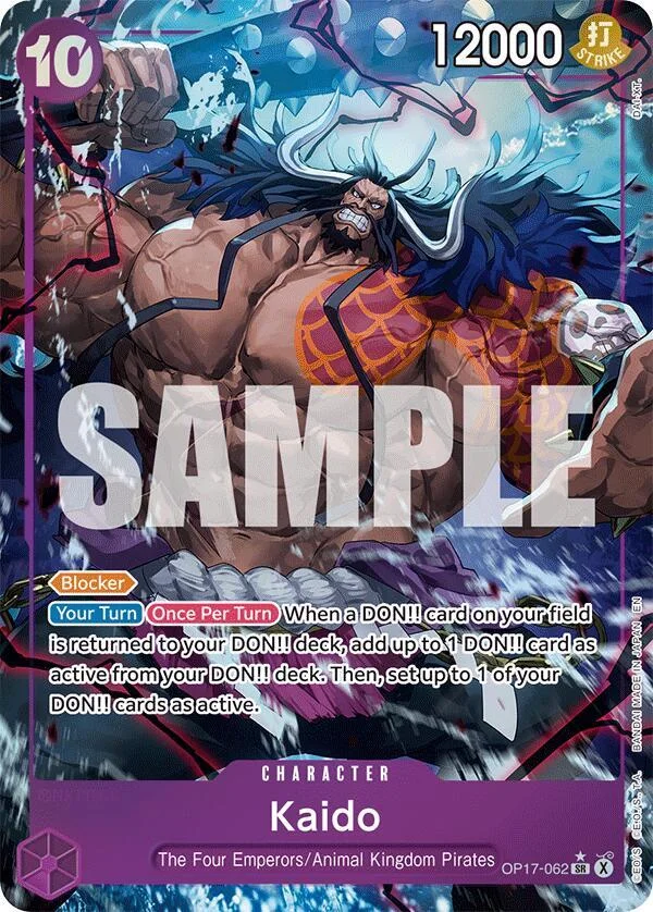 Kaido, The World's Strongest Warriors OP17-062