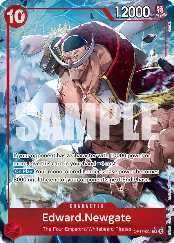 Edward.Newgate, The World's Strongest Warriors OP17-005