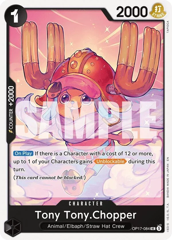 Tony Tony.Chopper, The World's Strongest Warriors OP17-084