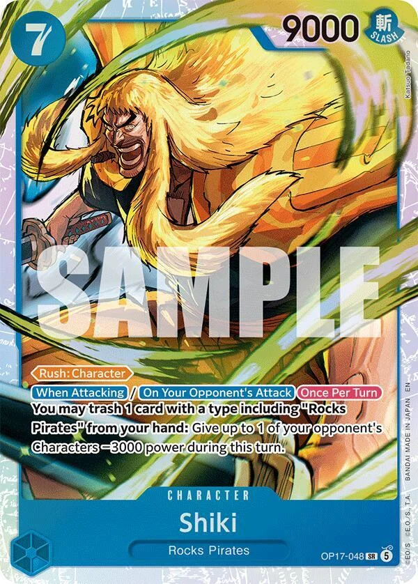 Shiki, The World's Strongest Warriors OP17-048