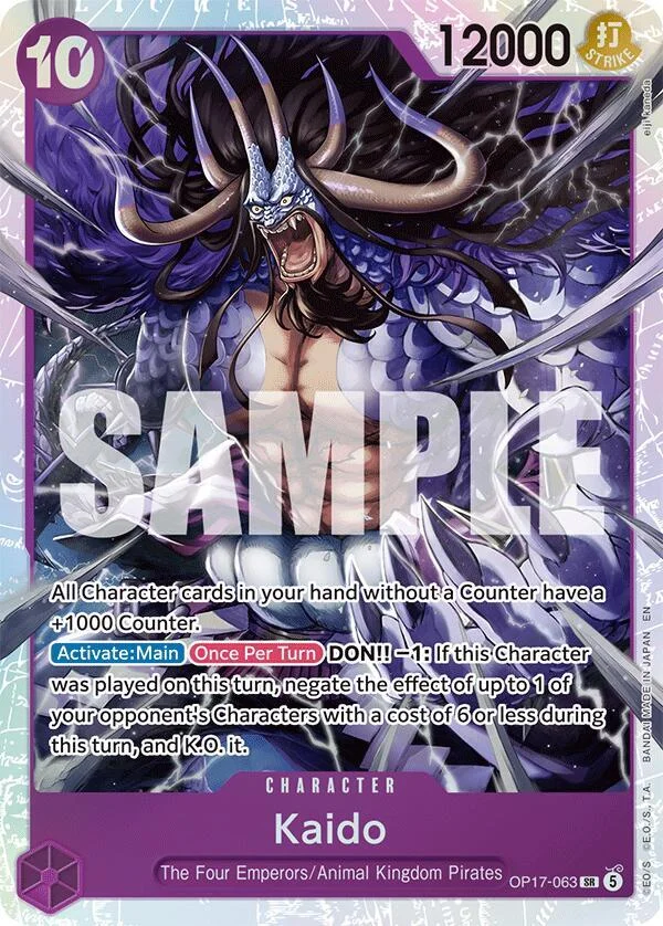 Kaido, The World's Strongest Warriors OP17-063