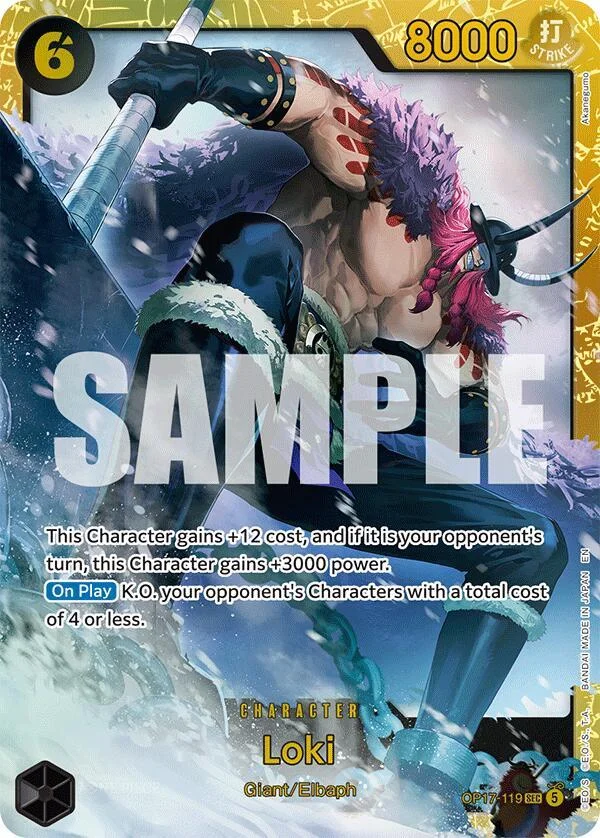 Loki, The World's Strongest Warriors OP17-119