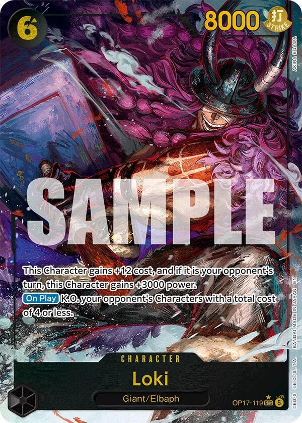 Loki, The World's Strongest Warriors OP17-119