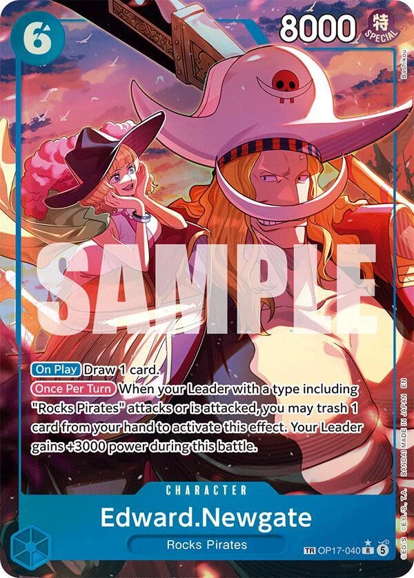 Edward.Newgate, The World's Strongest Warriors OP17-040
