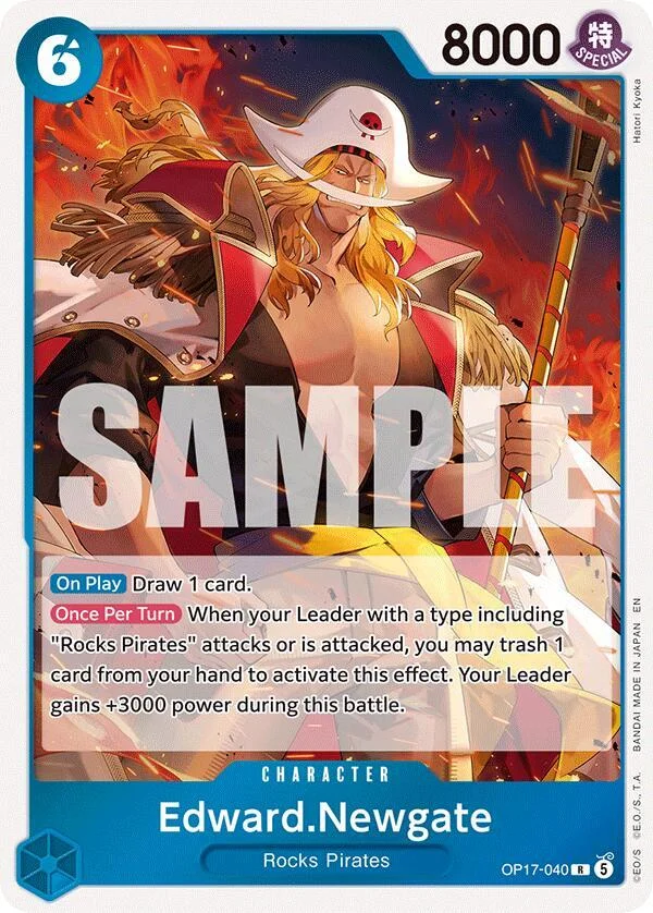 Edward.Newgate, The World's Strongest Warriors OP17-040
