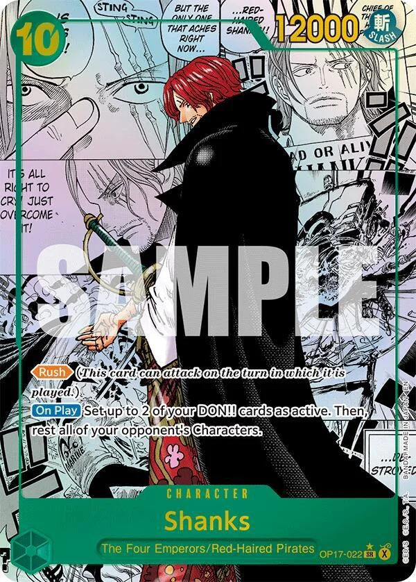 Shanks, The World's Strongest Warriors OP17-022