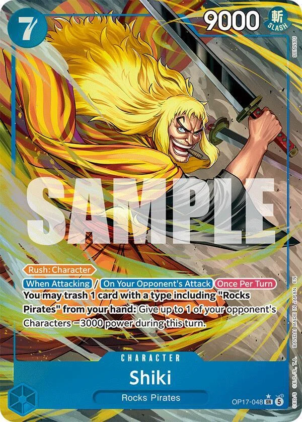 Shiki, The World's Strongest Warriors OP17-048